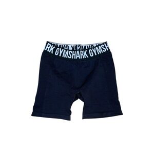 Gymshark black logo waistband biker shorts